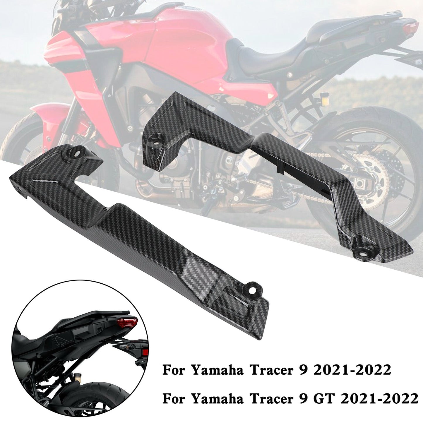 Carénages latéraux de selle arrière pour Yamaha Tracer 9 GT 2021-2022