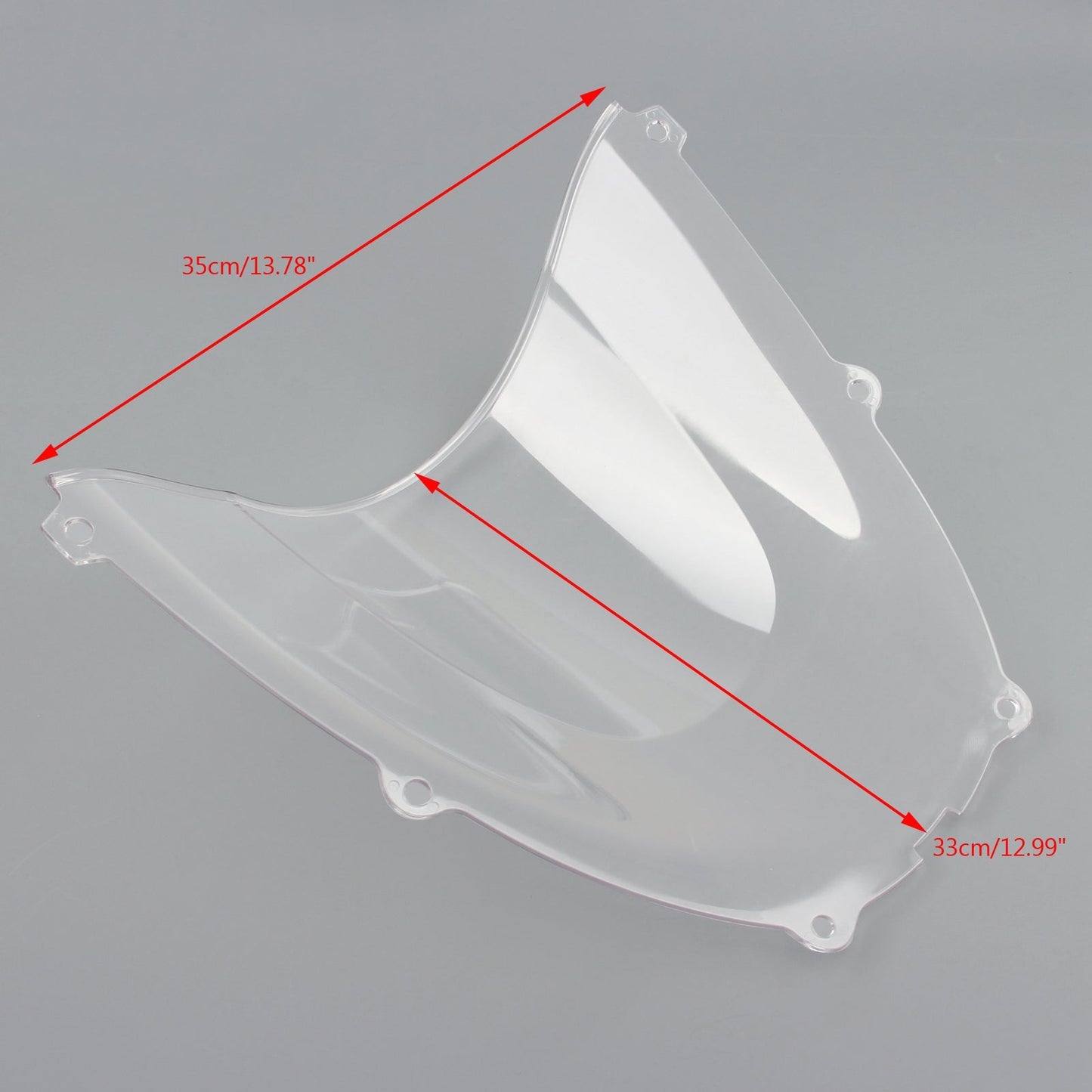 Pare-brise double bulle pour Yamaha YZF600R YZF 600R 1999-2007 Transparent