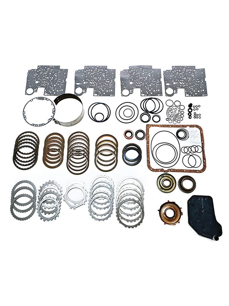Kit de reconstruction de transmission Super Master (2004 et plus) avec aciers et pistons 4L60E W74008GAP