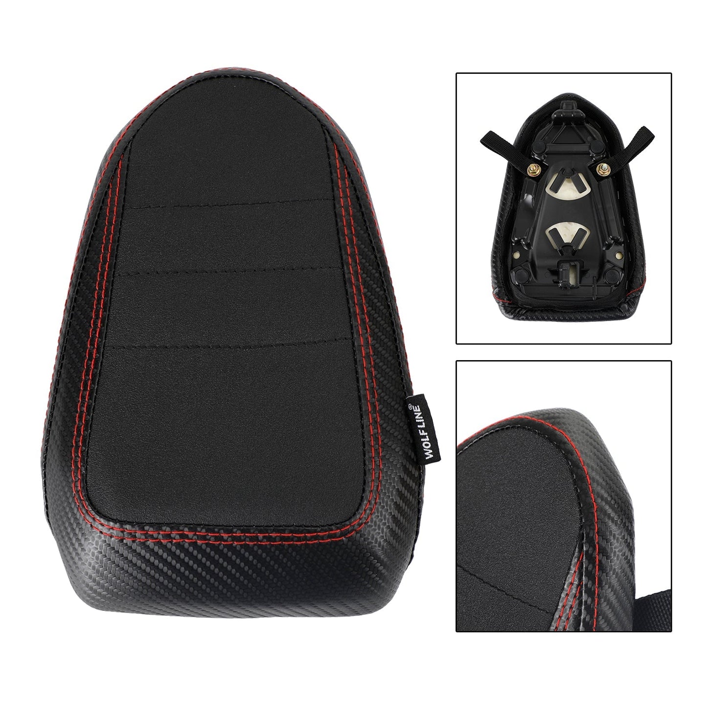Coussin de siège arrière plat en polyuréthane pour passager, compatible avec BMW S1000RR 2019-2022 2020 2021