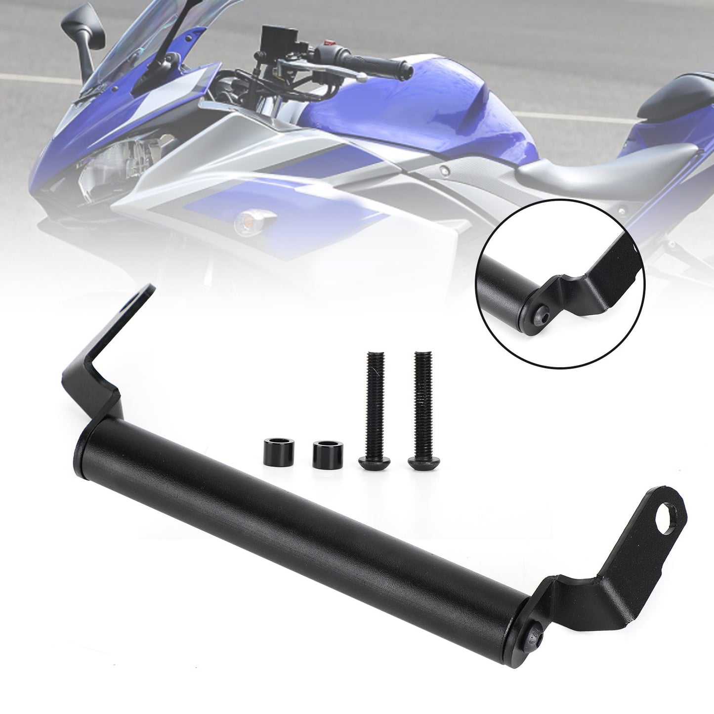 Support de navigation GPS noir pour Yamaha YZF R25 R3 19-21 20