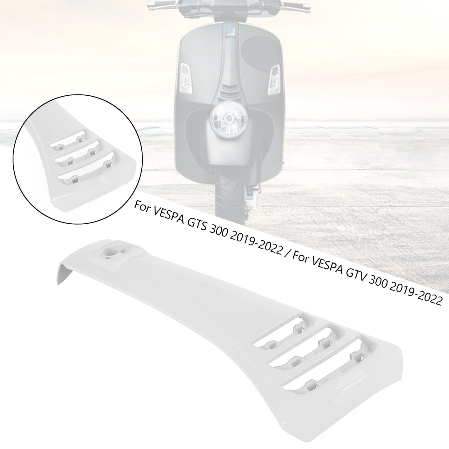 Couvre-culasse de klaxon de direction pour Vespa GTS300 GTV300 2019-2022