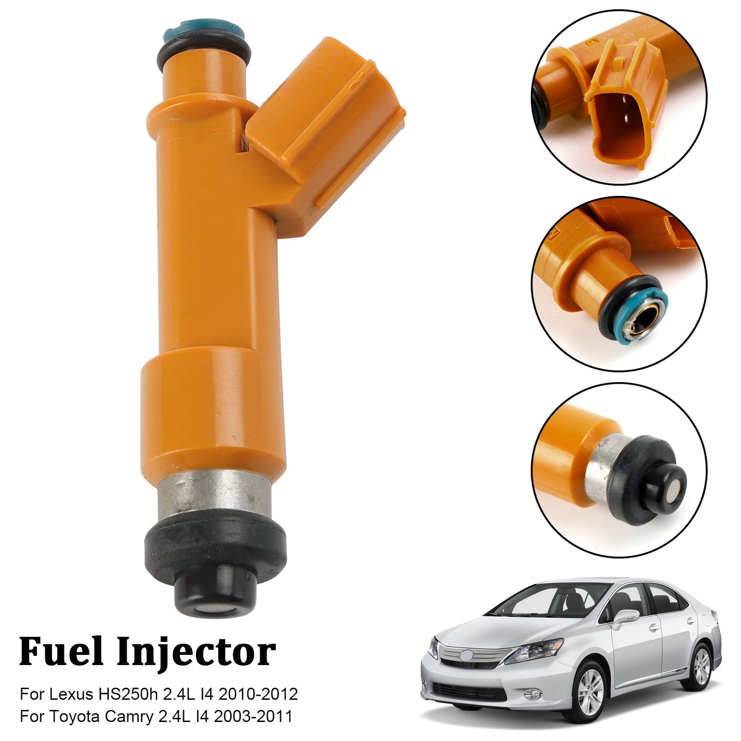 2010-2012 Lexus HS250h 2.4L I4 Fuel Injector 23209-0H050 23209-28060 297500-0680