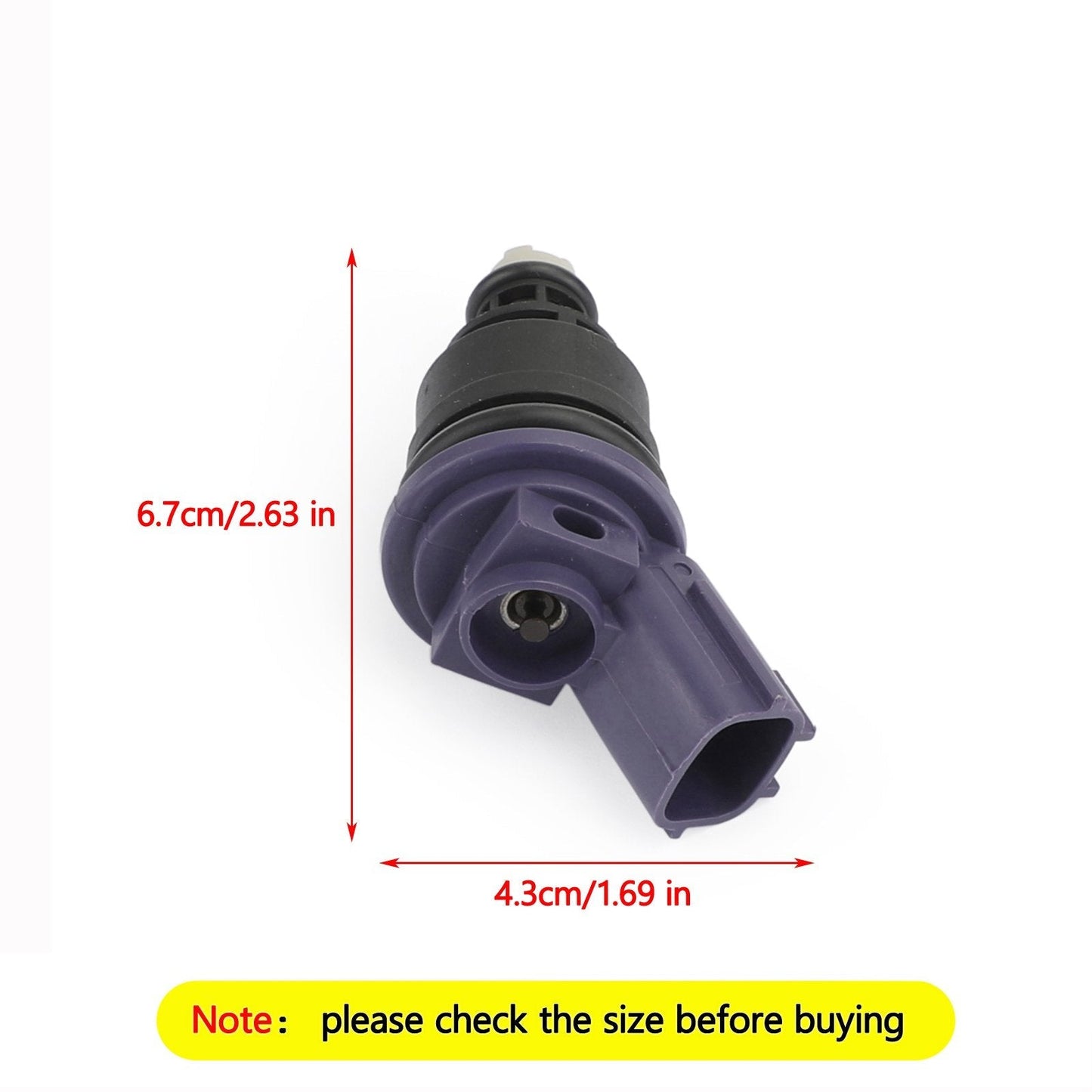 1 inyector de combustible de 375 cc 16600-67U01 Nissan 240SX Silvia KA24DE S13 14 SR20DET
