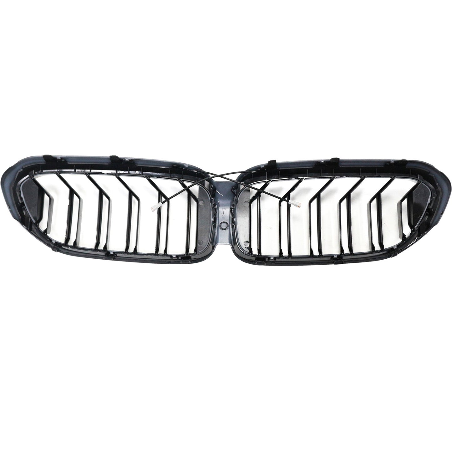 2017-2020 BMW 5 Series G30 G31 Double Slat Kidney Grille Front Bumper Replacement Grill With LED Strip