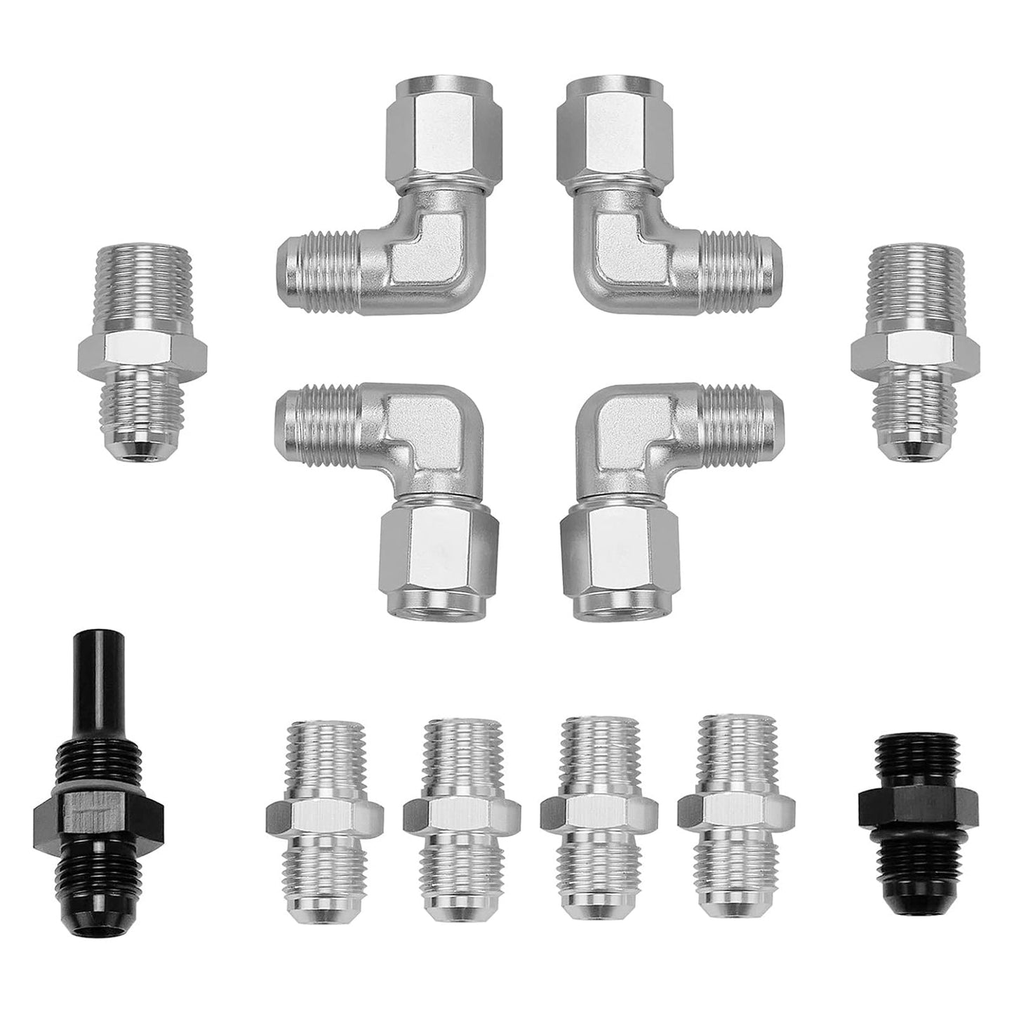 Tuyau de refroidissement de transmission tressé en acier inoxydable de 70 pouces pour turbocompresseur 700R4-4L60-4L60E-4L65E
