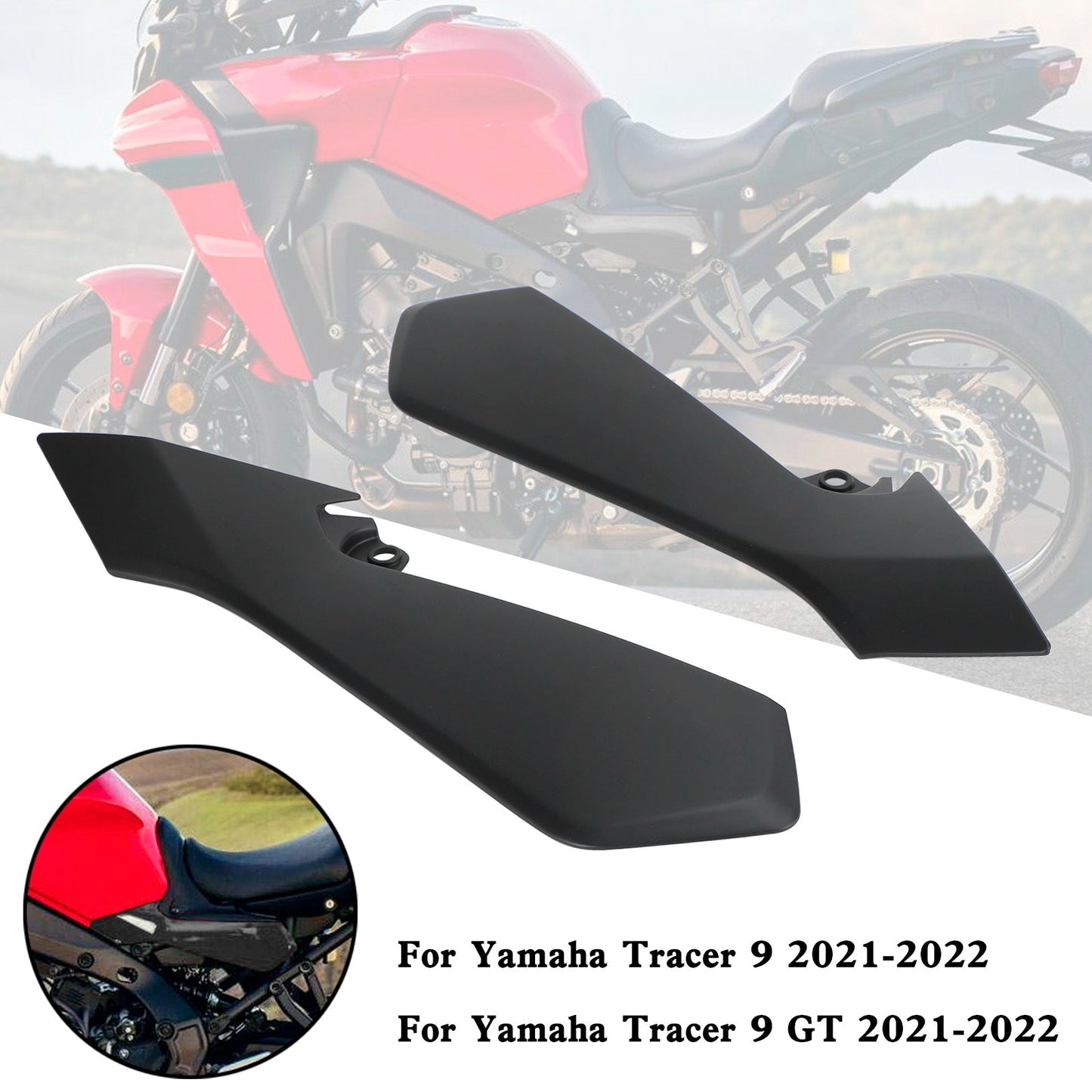Capot de carénage de siège arrière latéral pour Yamaha Tracer 9 GT 2021-2022