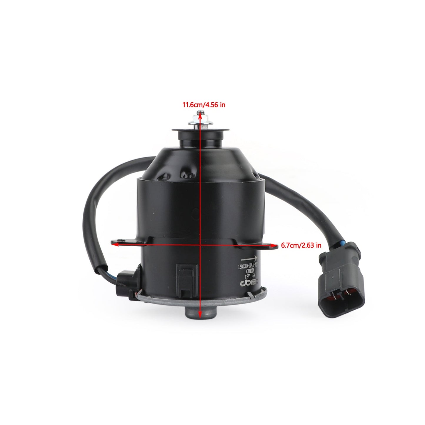 Motor del ventilador del radiador ventilador de 5 aspas para 03-07 Accord 2.4L 04-08 TSX 2.4L 02-06 RSX