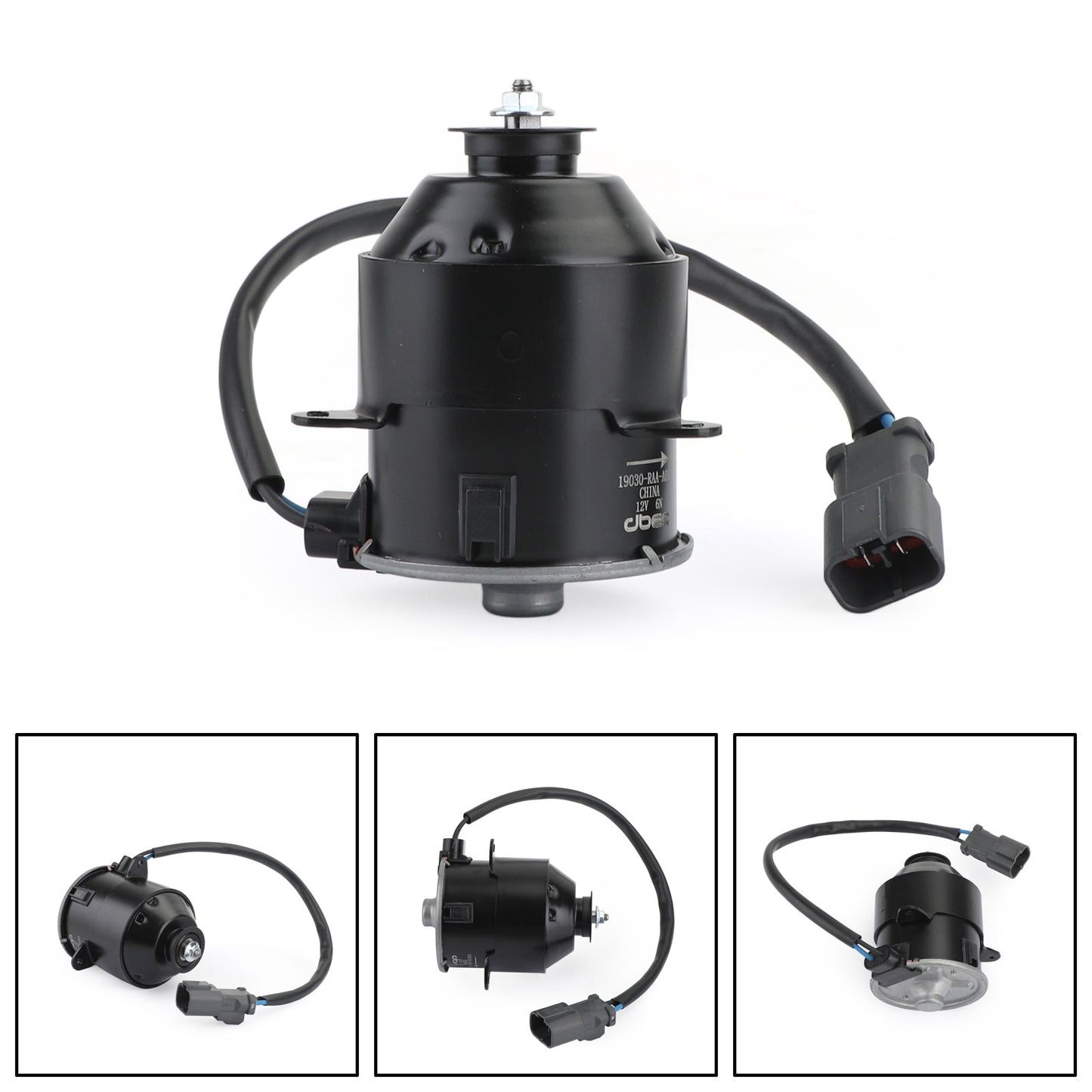 Motor del ventilador del radiador ventilador de 5 aspas para 03-07 Accord 2.4L 04-08 TSX 2.4L 02-06 RSX