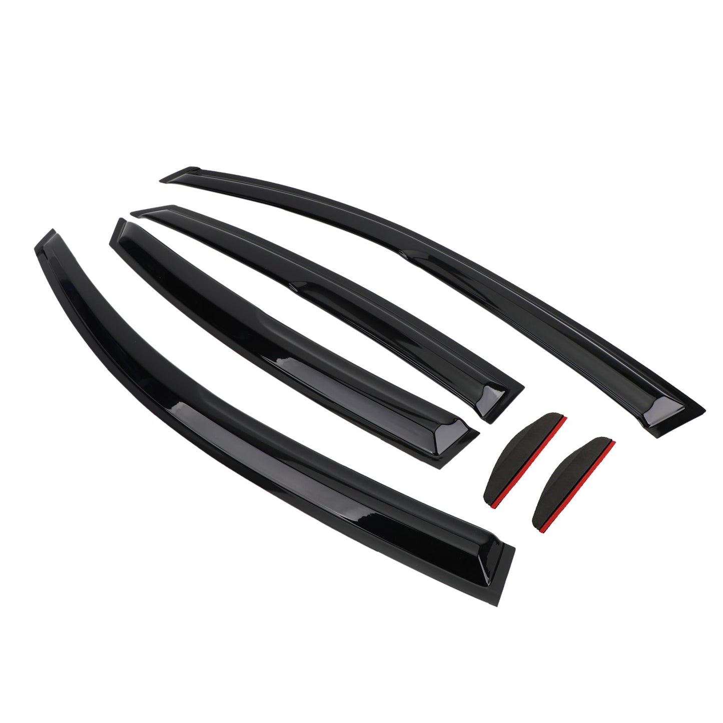 Kit de 6 pare-soleil et pare-pluie pour vitres de voiture Hyundai Accent 2018-2020