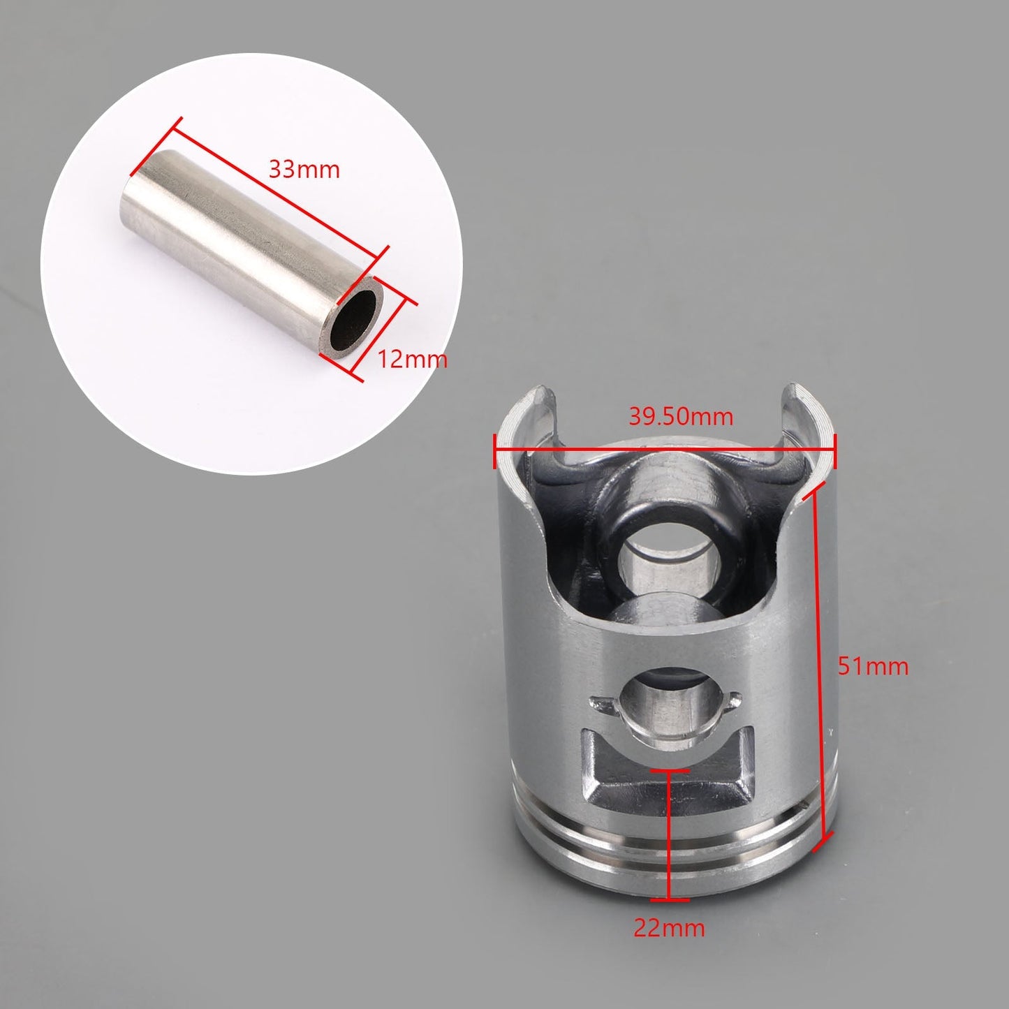 Jeu de segments de piston Yamaha 2S6-E1631-21 pour Yamaha LC135 T135 Crypton X