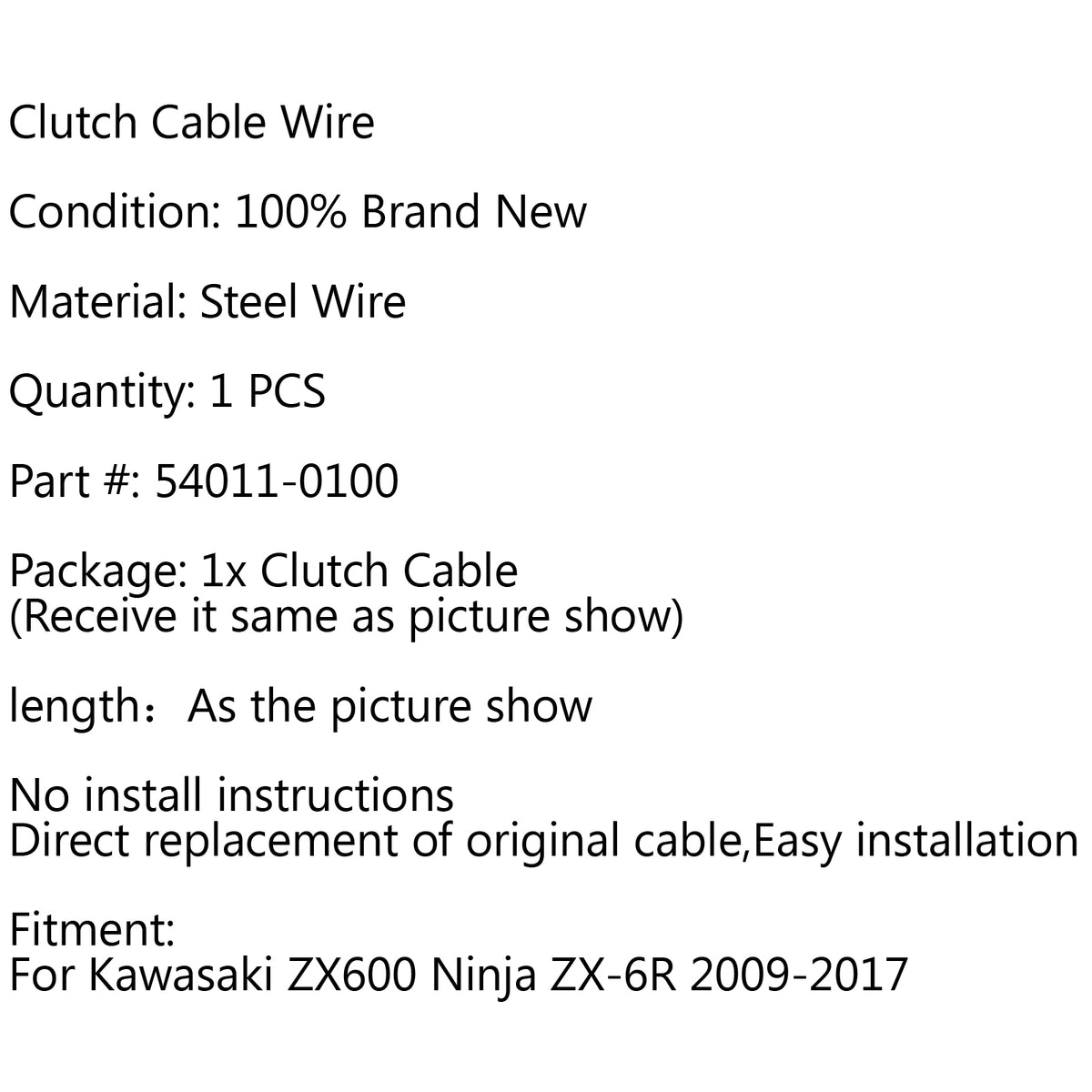 2009-2017 ZX600 Ninja ZX-6R Kawasaki Clutch Cable Replacement