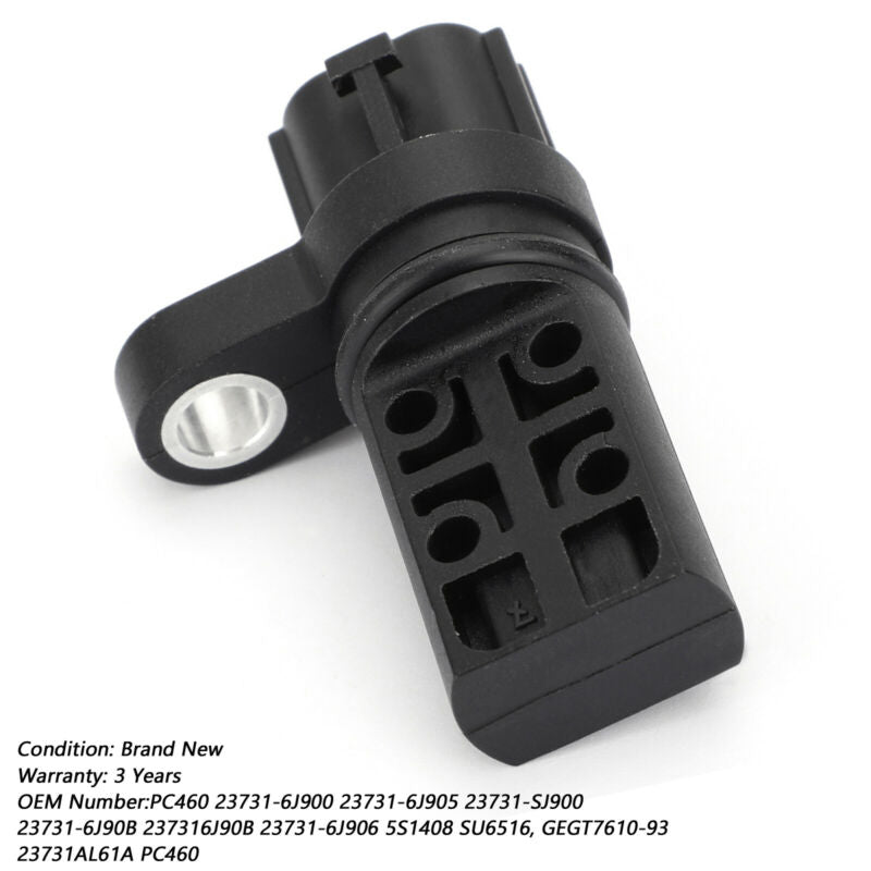 Capteur de position d'arbre à cames neuf pour Infiniti Nissan 02-13 FX35 G35 23731-6J90B