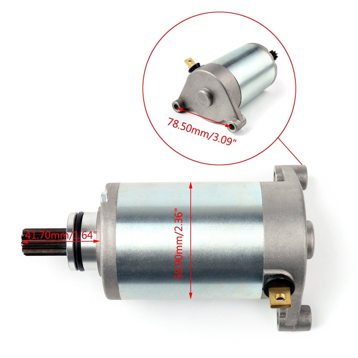 Arranque de motor para Hyosung GT250 Carby y EFI GT125R COMET Kasinski Mirage 250 Assosary