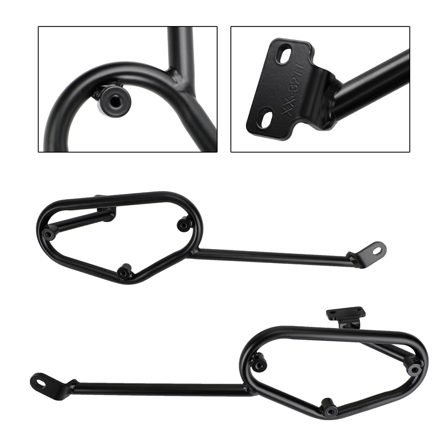 Luggage Rack Side Saddle Bag Mount Bracket Fit For For Yamaha Mt-07 18-22 19 20 21