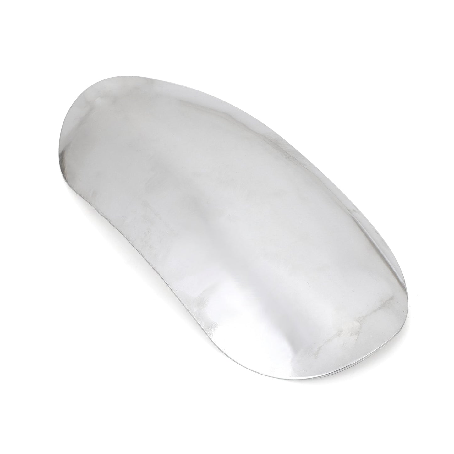 Guardabarros delantero de aluminio, apto para universal, color plateado