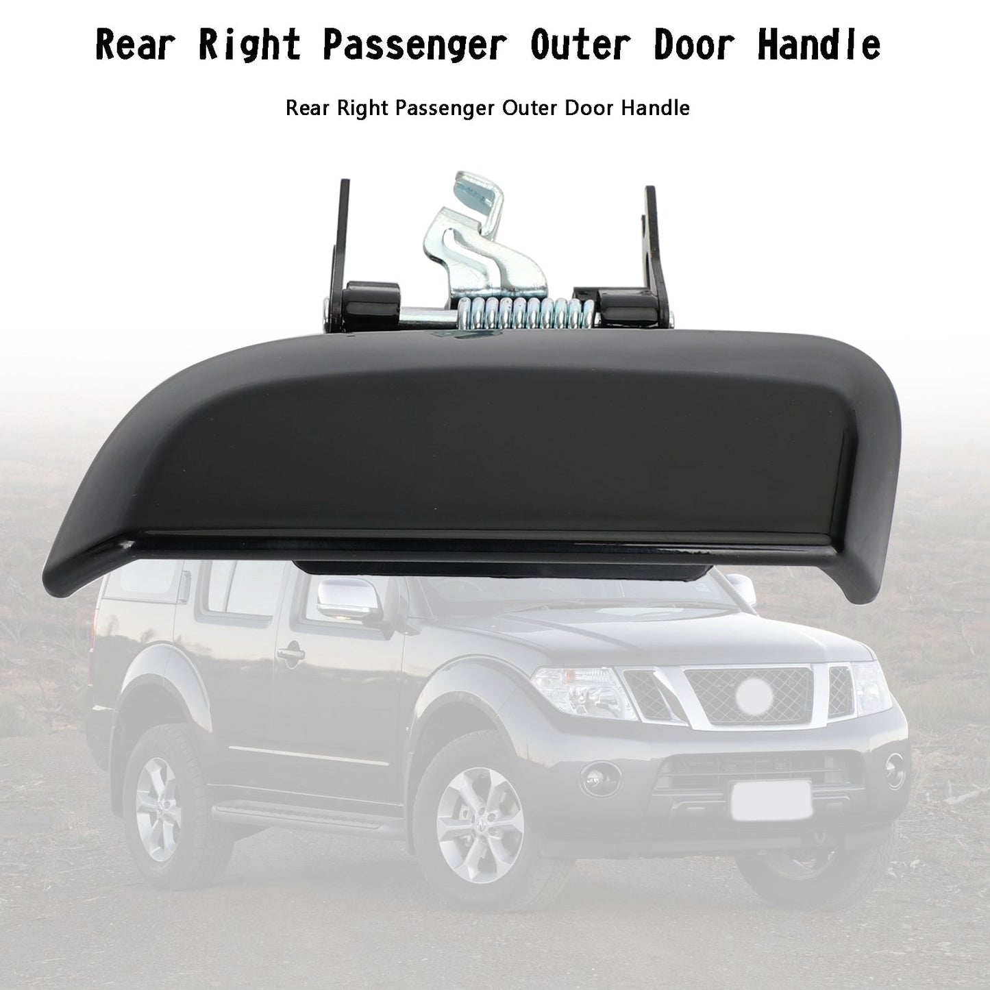 Poignée de porte extérieure arrière droite côté passager pour Nissan Pathfinder LE 4.0L V6 2005-2012 82606-EA502 82606-ZP60E
