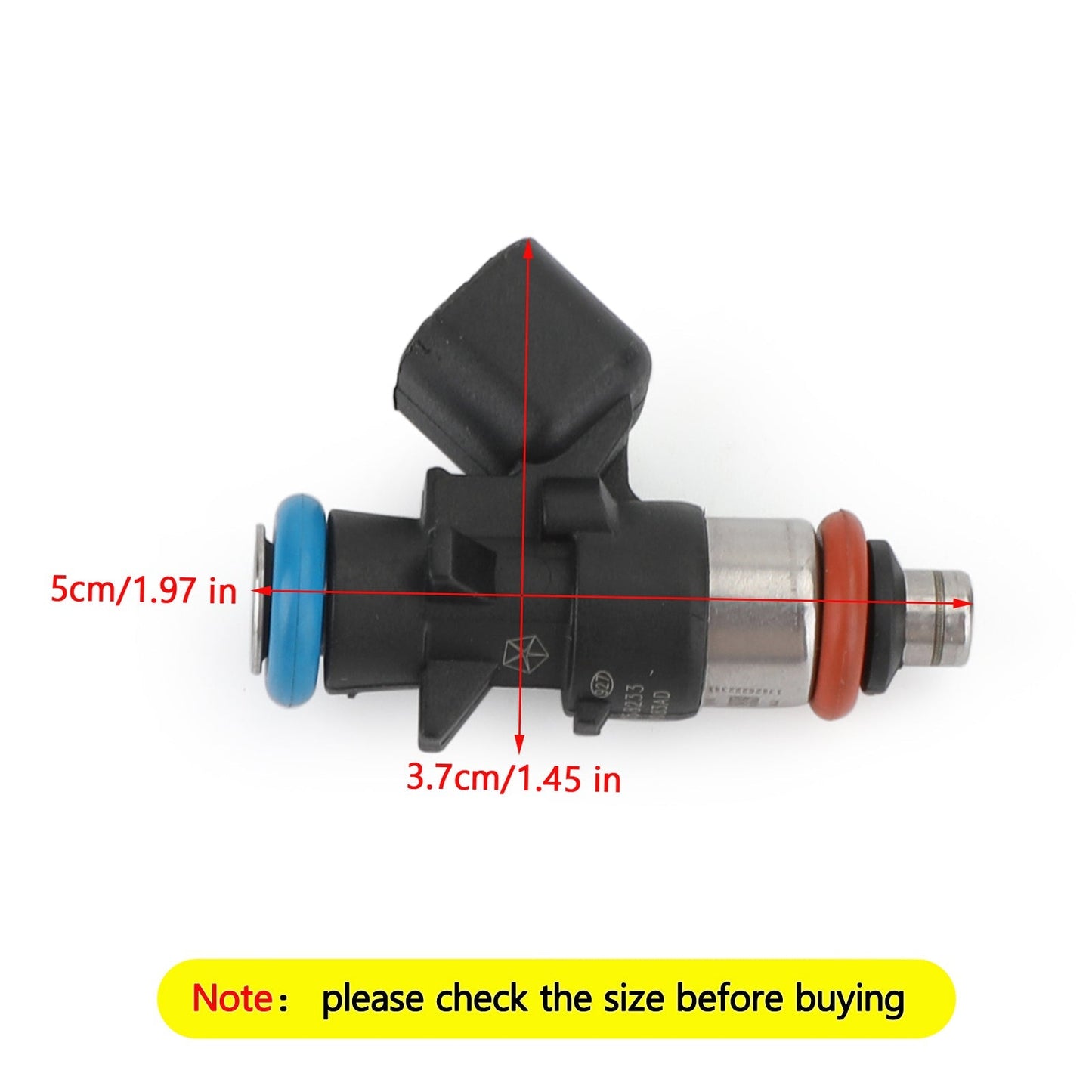 1 inyector de combustible compatible con Chrysler Wranger 12-17 y Ram 14-17 de 3,6 l (0280158233)