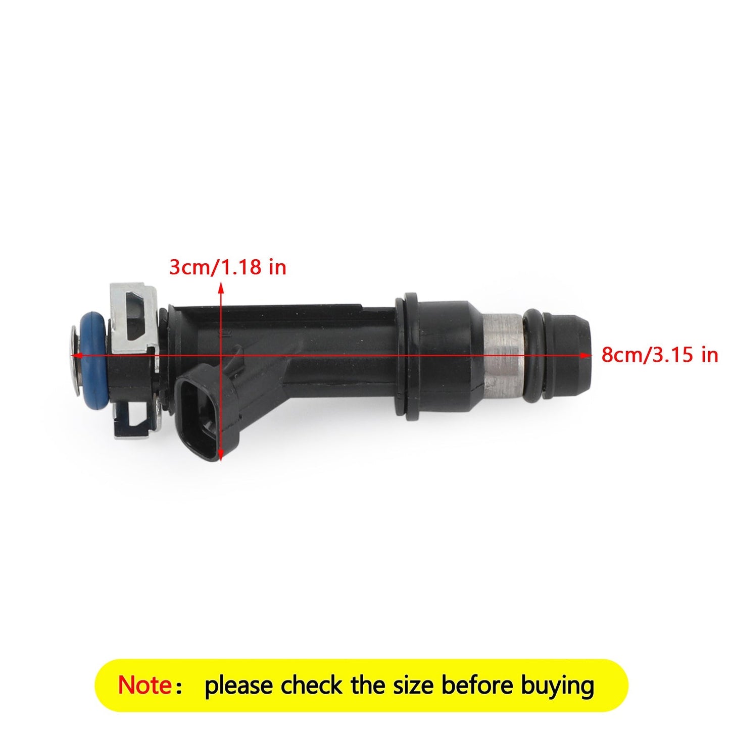 1 inyector de combustible compatible con Buick, Chevy, Oldsmobile, GMC, Isuzu (4.2L, 25313185) (modelos 2002-2004)