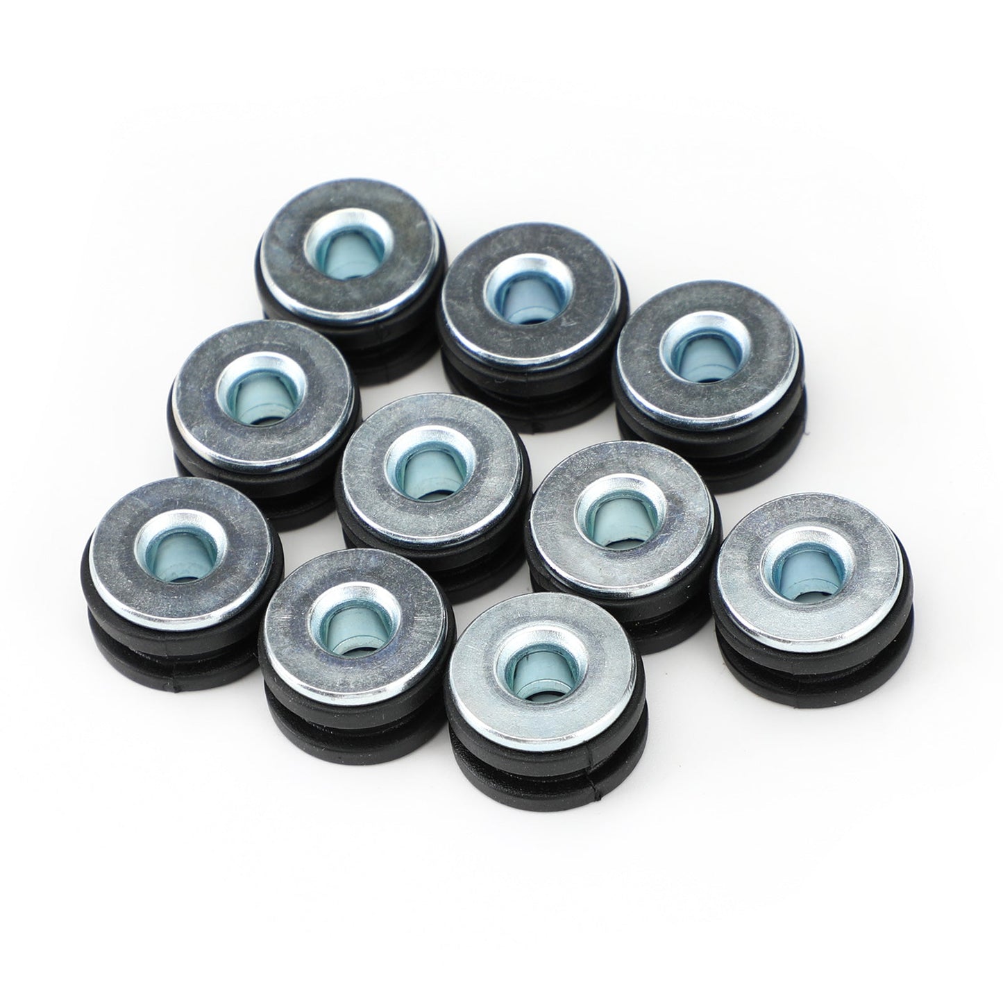 Kit de 10 boulons et œillets en caoutchouc pour panneau latéral de moto M6, compatible avec Honda