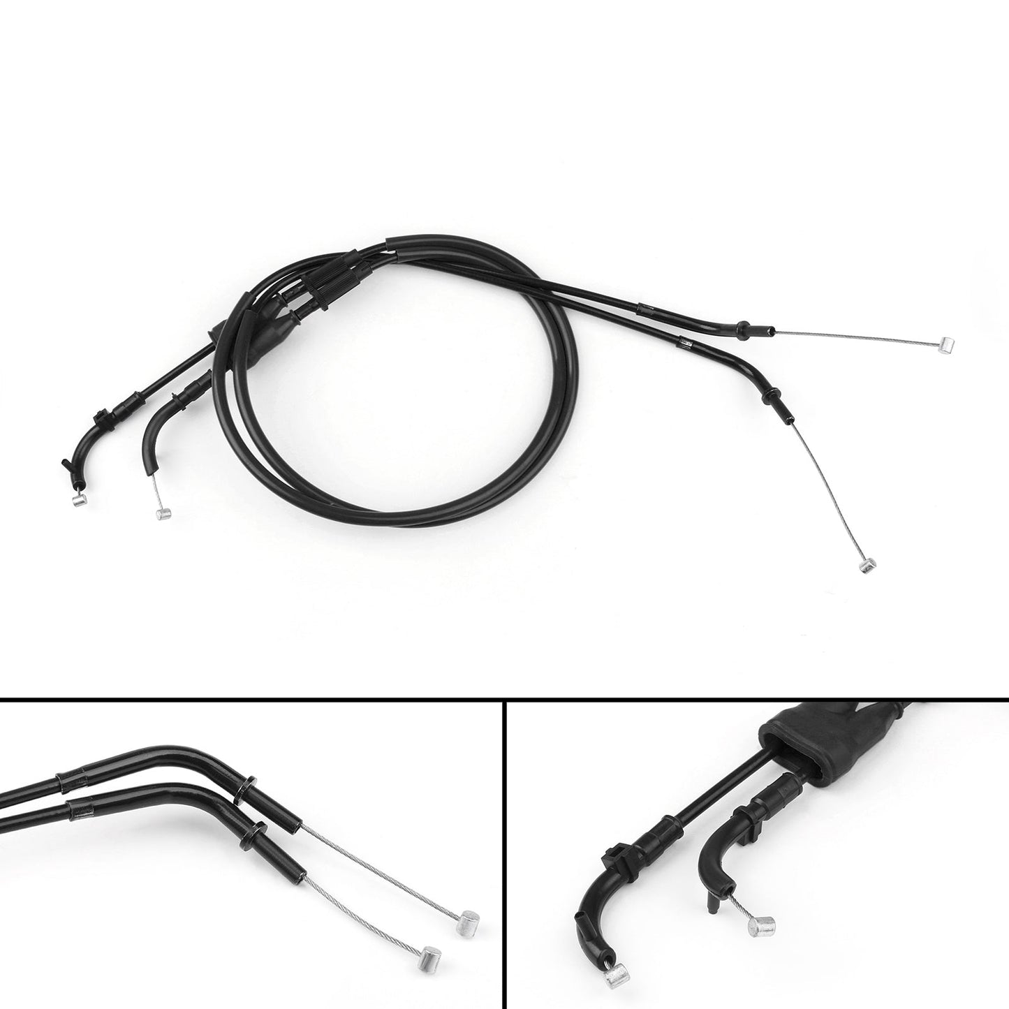 Câble d'accélérateur noir pour Kawasaki Z1000 2007-2008