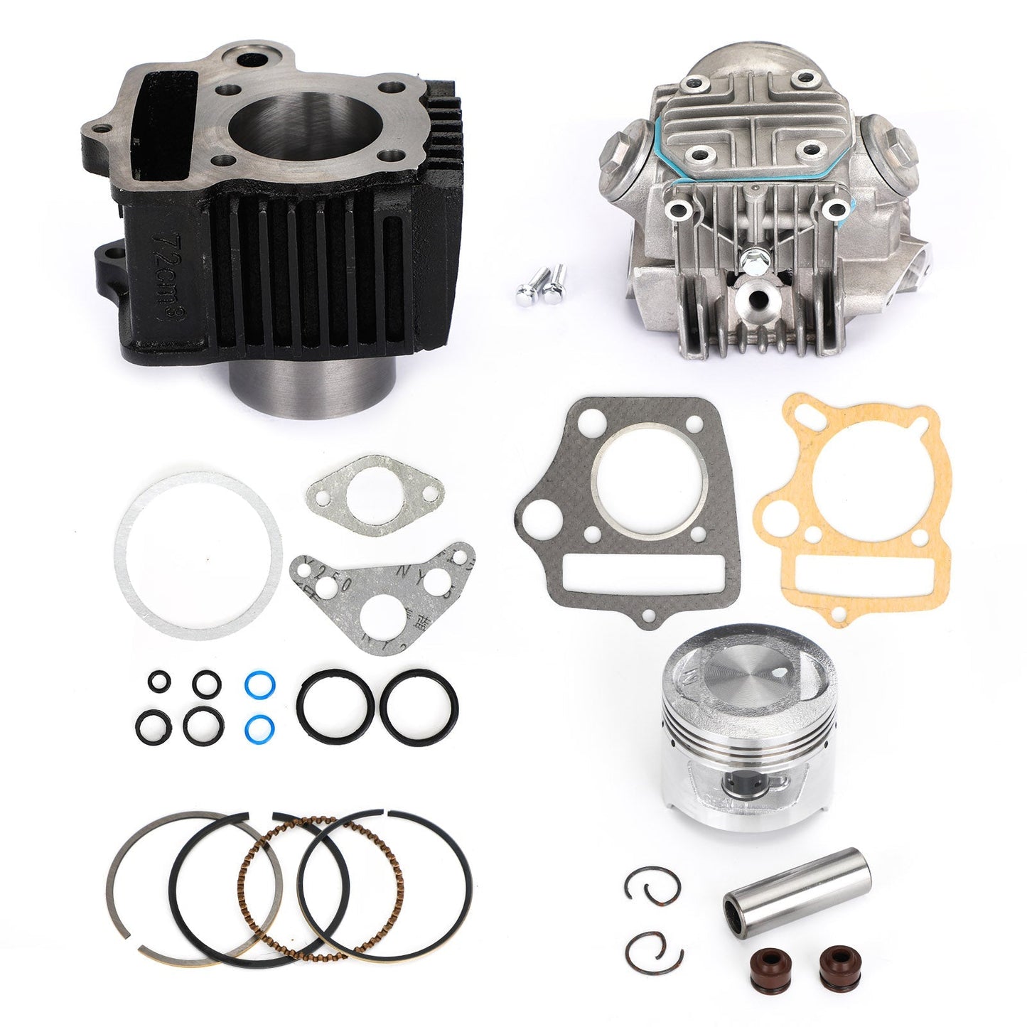 Kit de joints et segments de piston pour cylindres et pistons, pour modèles XL70 (74-76), XR70R (97-03), CL70 (69-72), ATC70 (78-85)