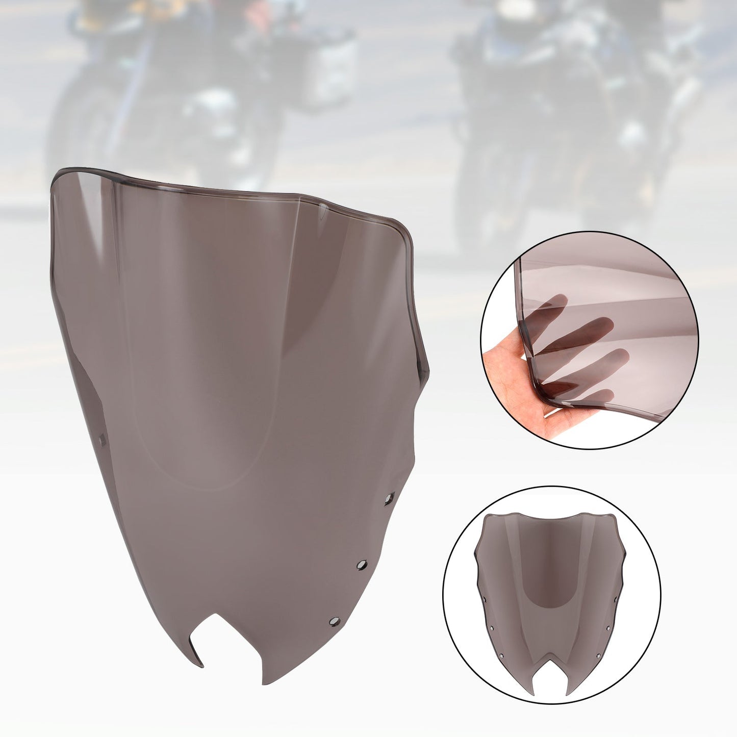 Pare-brise de moto ABS pour Yamaha FZ6R FZ-6R FZS600 2009-2015