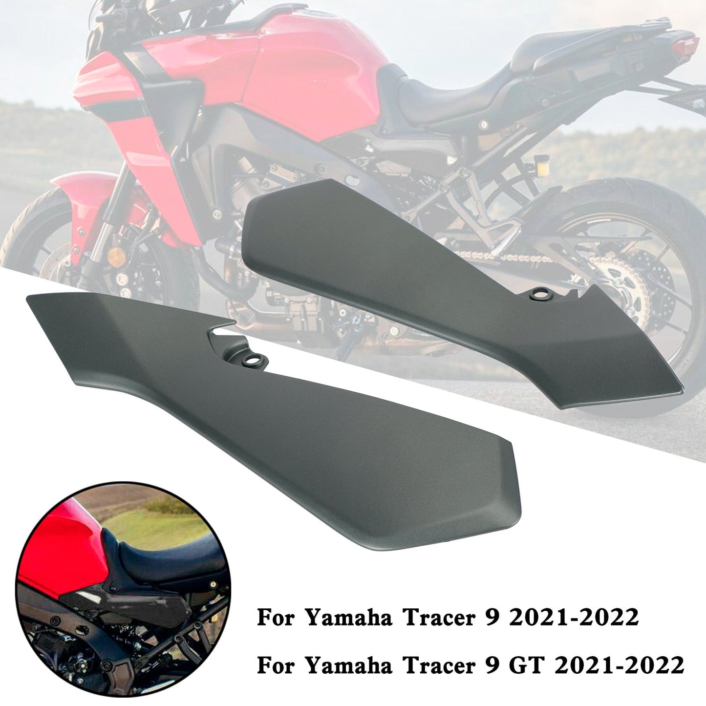 Capot de carénage de siège arrière latéral pour Yamaha Tracer 9 GT 2021-2022