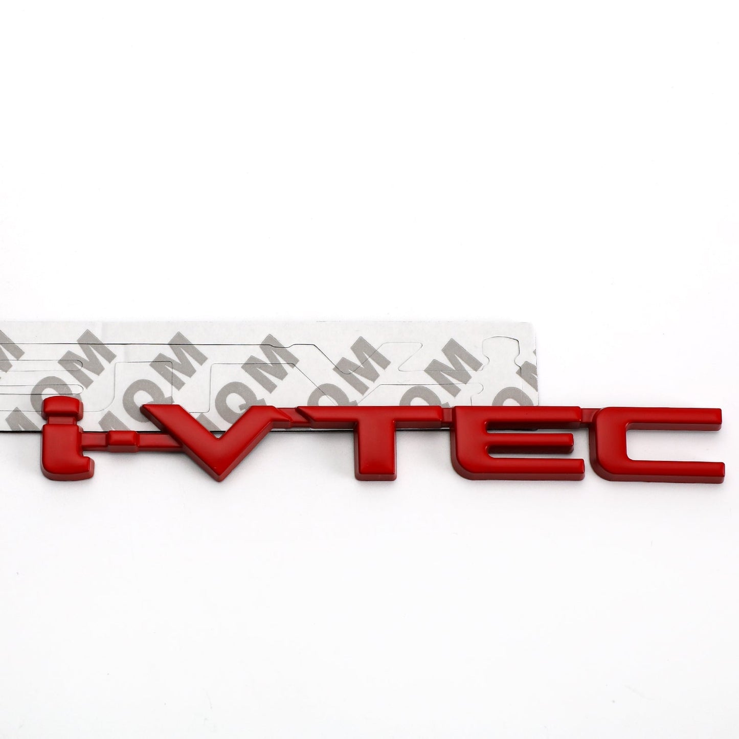 Autocollants 3D en métal pour coffre de voiture i-VTEC, emblème turbo arrière, rouge