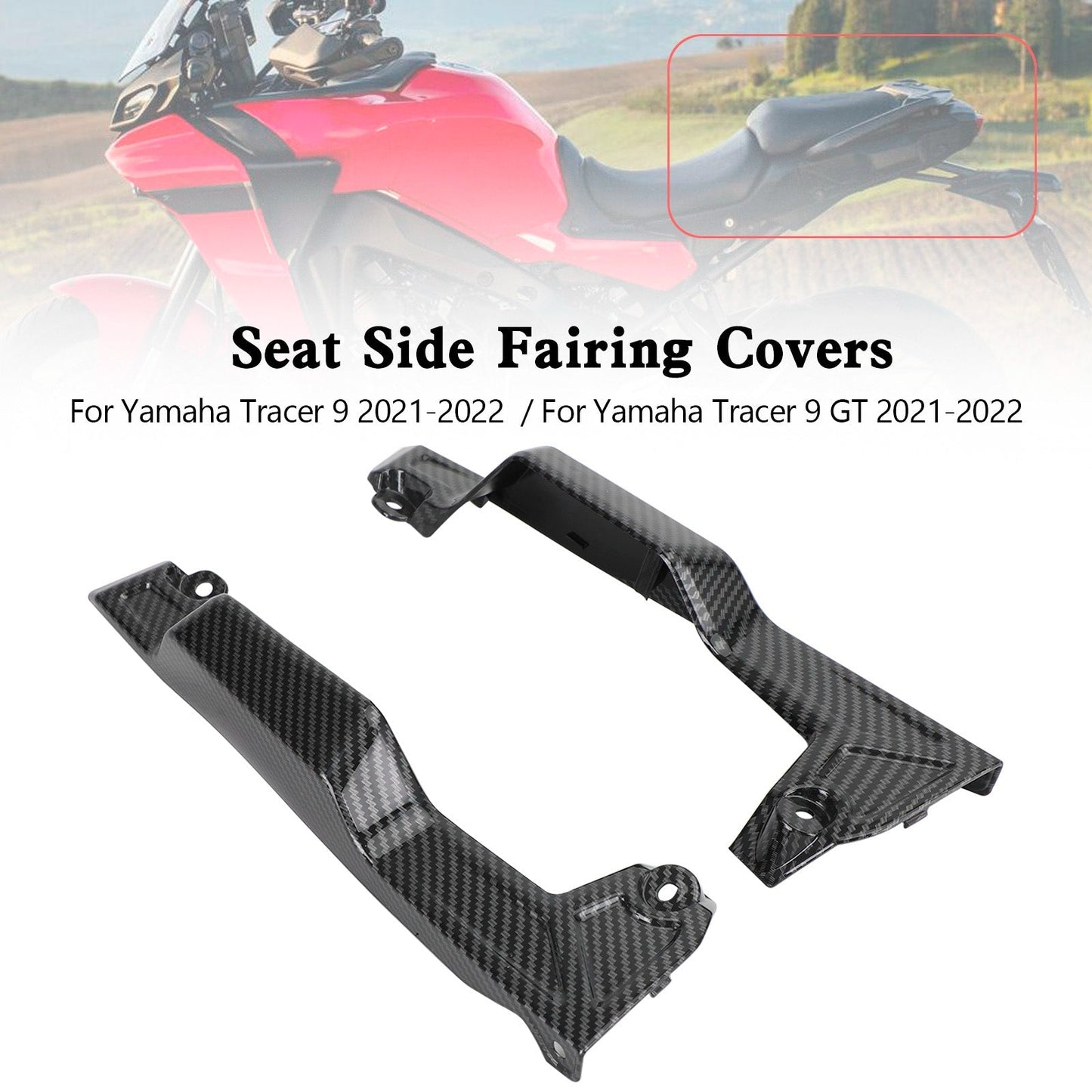 Carénages latéraux de selle arrière pour Yamaha Tracer 9 GT 2021-2022