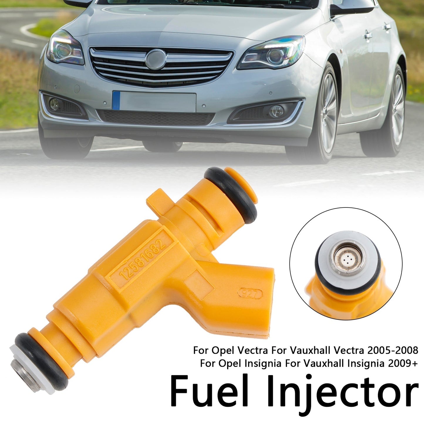 2009+ Opel Insignia For Vauxhall Insignia 1Pcs Fuel Injector 0280156129 12581682