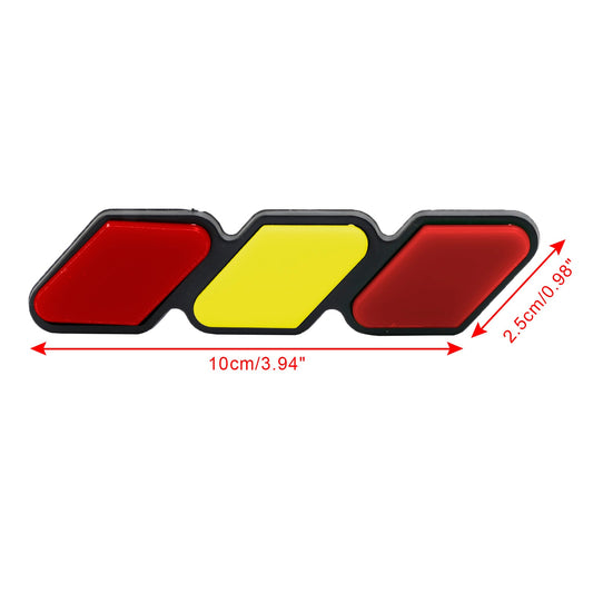 Toyota Tacoma TRD Tundra RAV4 Tri-Color Grille Badge Emblem Car Accessories