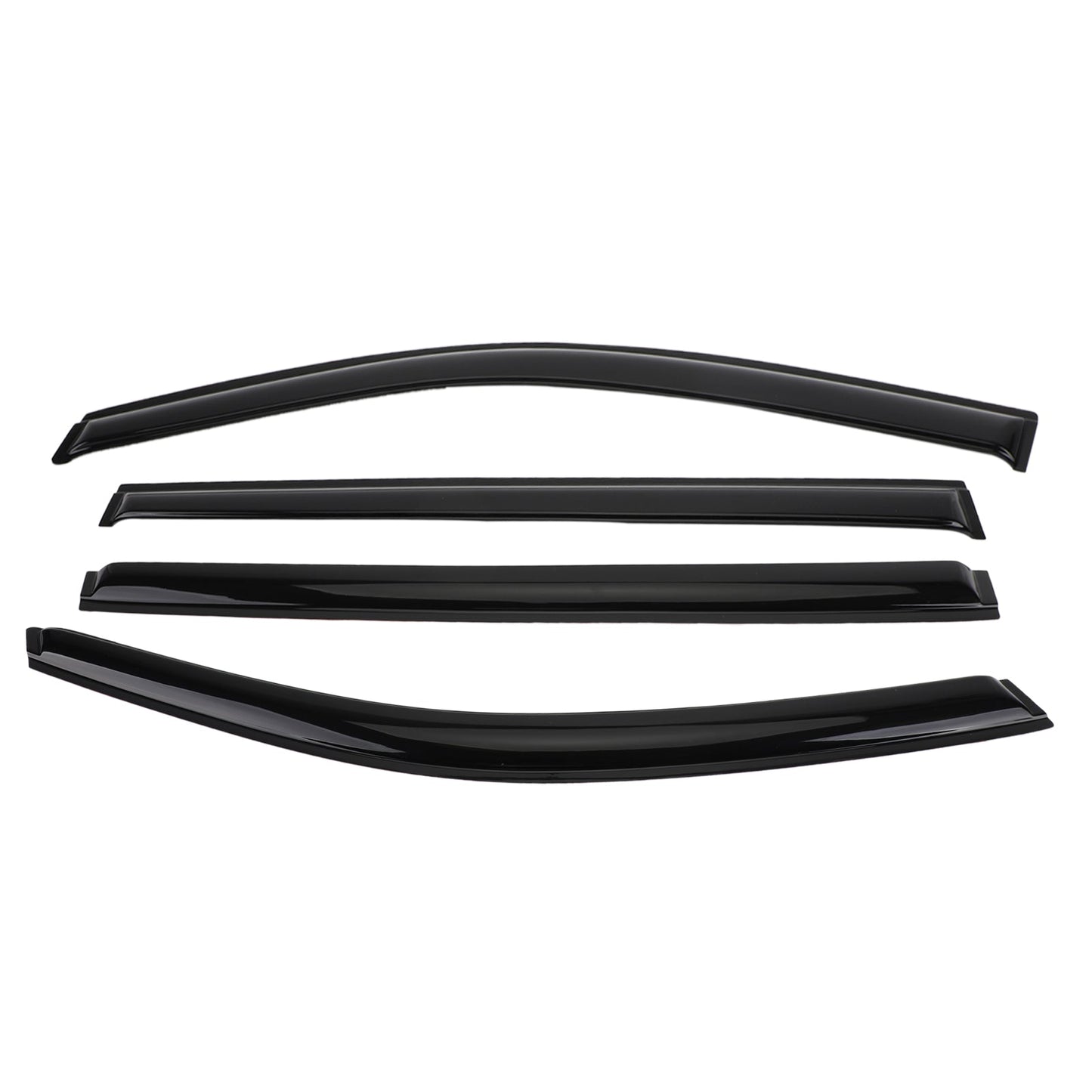 Kit de 6 pare-soleil et pare-pluie pour vitres de voiture Toyota Highlander 2014-2019