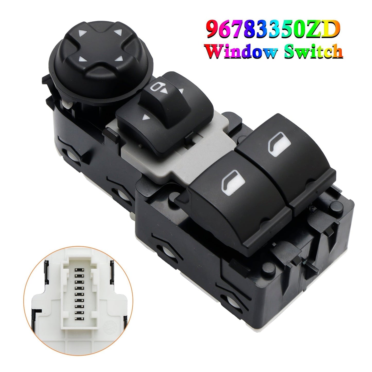 09.2018 - Interrupteur de vitre électrique conducteur Peugeot Rifter MPV Partner III 96783350ZD