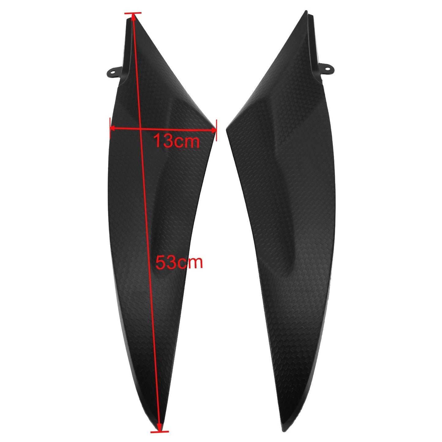 Pair Gas Tank Side Trim Cover Panel Fairing Cowl For For Yamaha YZF R6 2006-2007