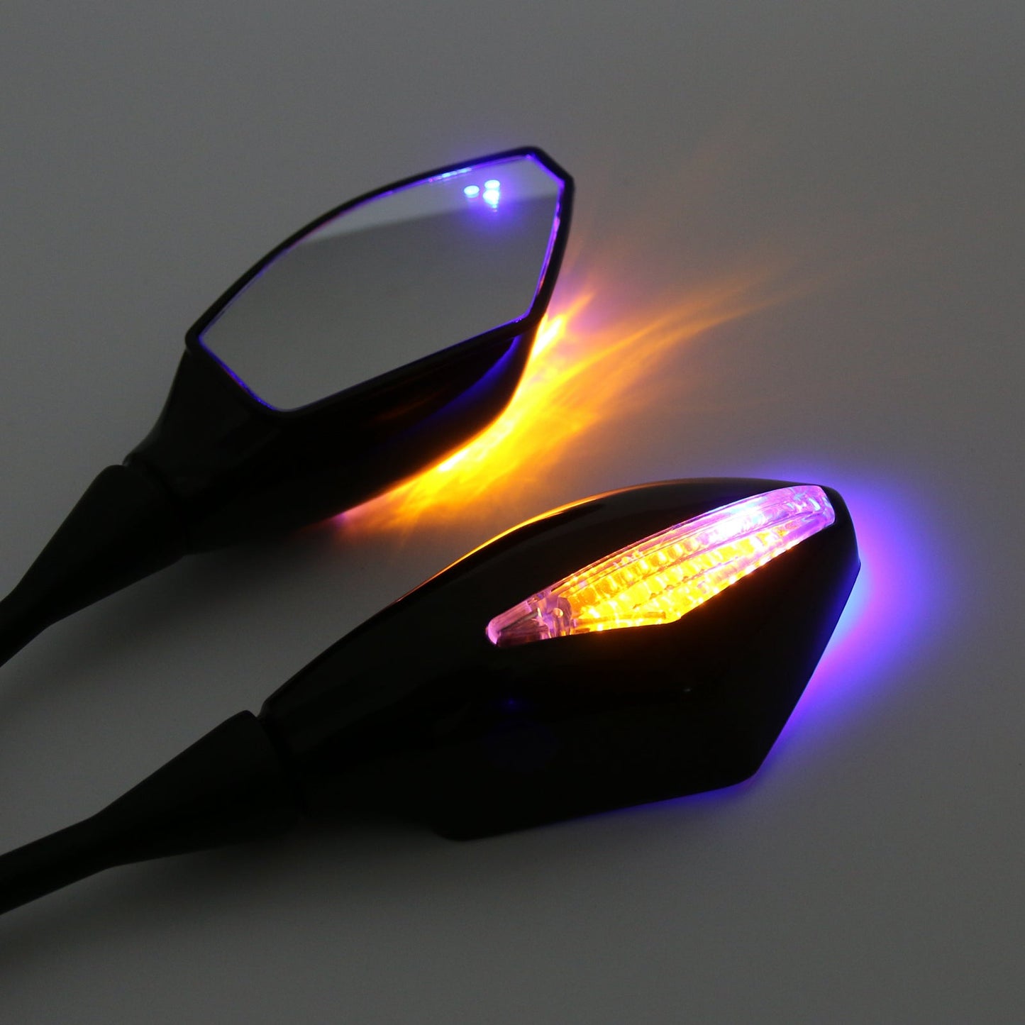 Espejos retrovisores con intermitentes LED para Honda CBR600RR 03-14 CBR1000RR 04-07