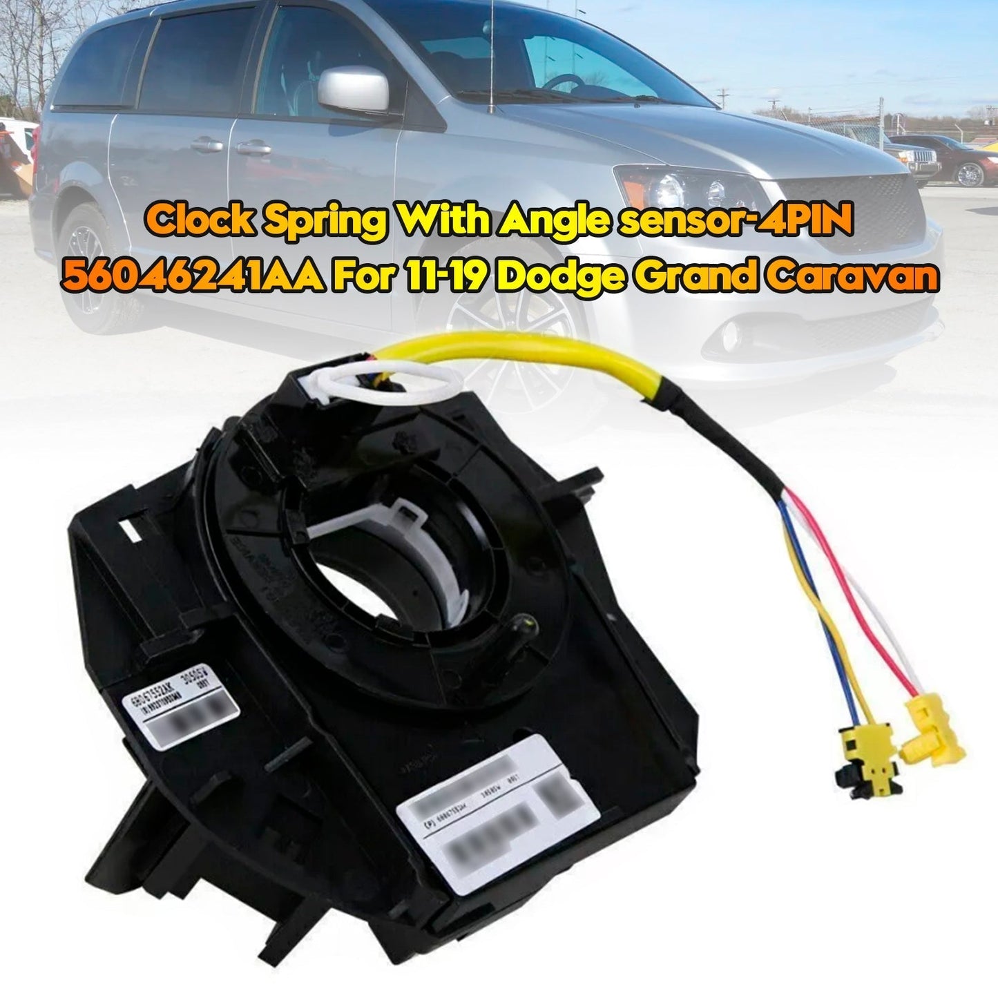 2008-2015 Chrysler Grand Voyager RT Clock spring with Angel Sensor-4Pins 56046241AA