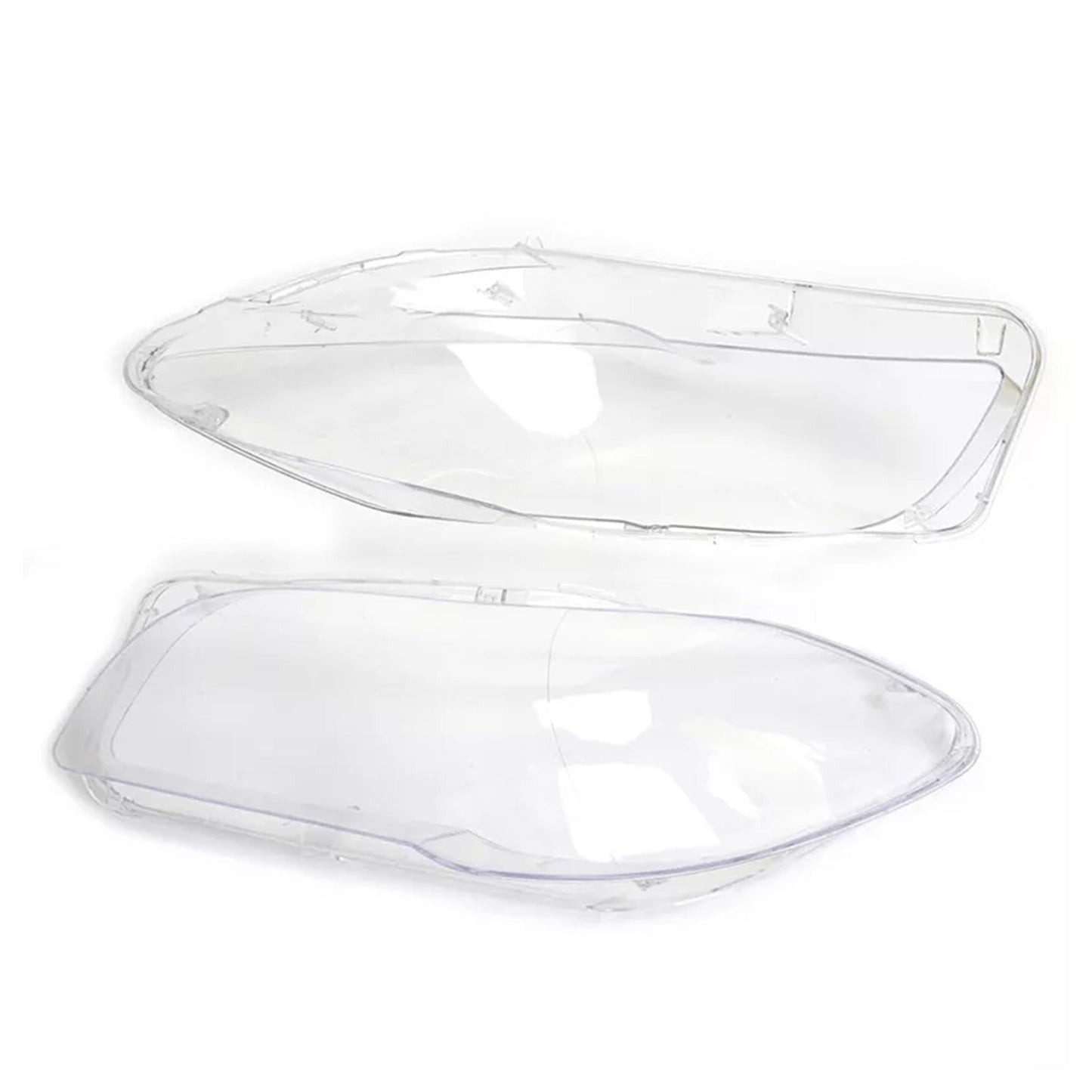 2 piezas de cubierta de lente de faro delantero para BMW Serie 5 F10 2010-2013, pantalla de lámpara izquierda y derecha 63117271912 63117271911