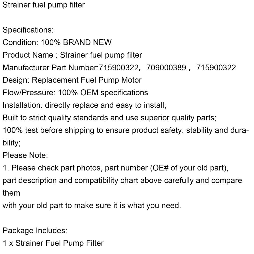 Filtre à carburant pour Can-Am Outlander L 450 570 850 EFI #715900322