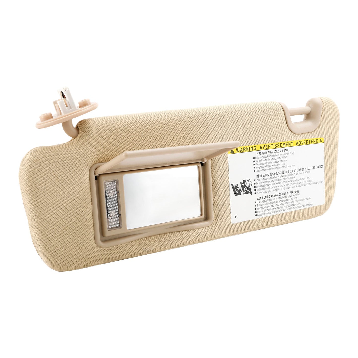 Pare-soleil côté gauche avec éclairage de courtoisie pour Toyota Highlander 2014-2019 74320-0E074-A0