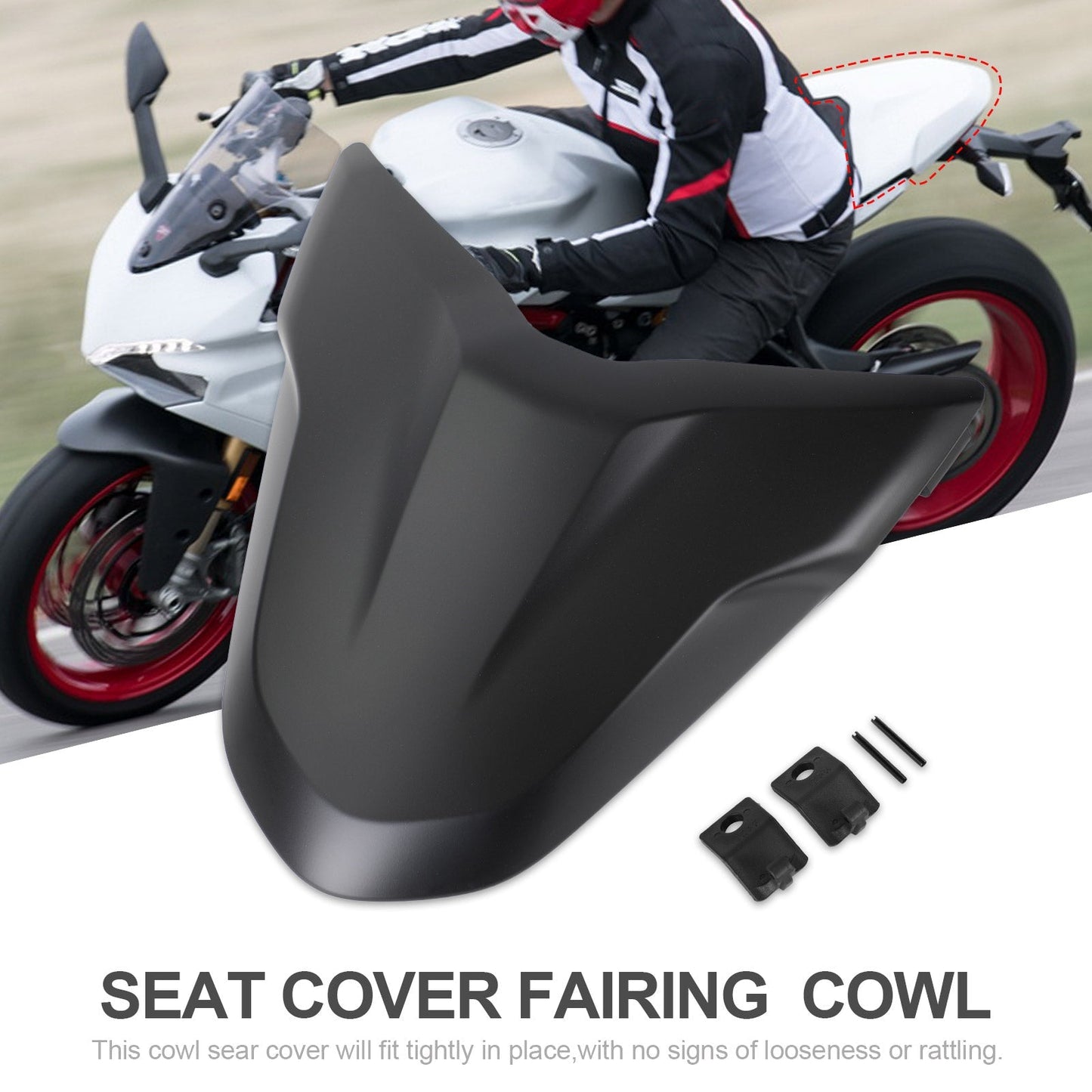Capot de carénage de siège arrière pour Ducati Supersport 939 950 toutes saisons