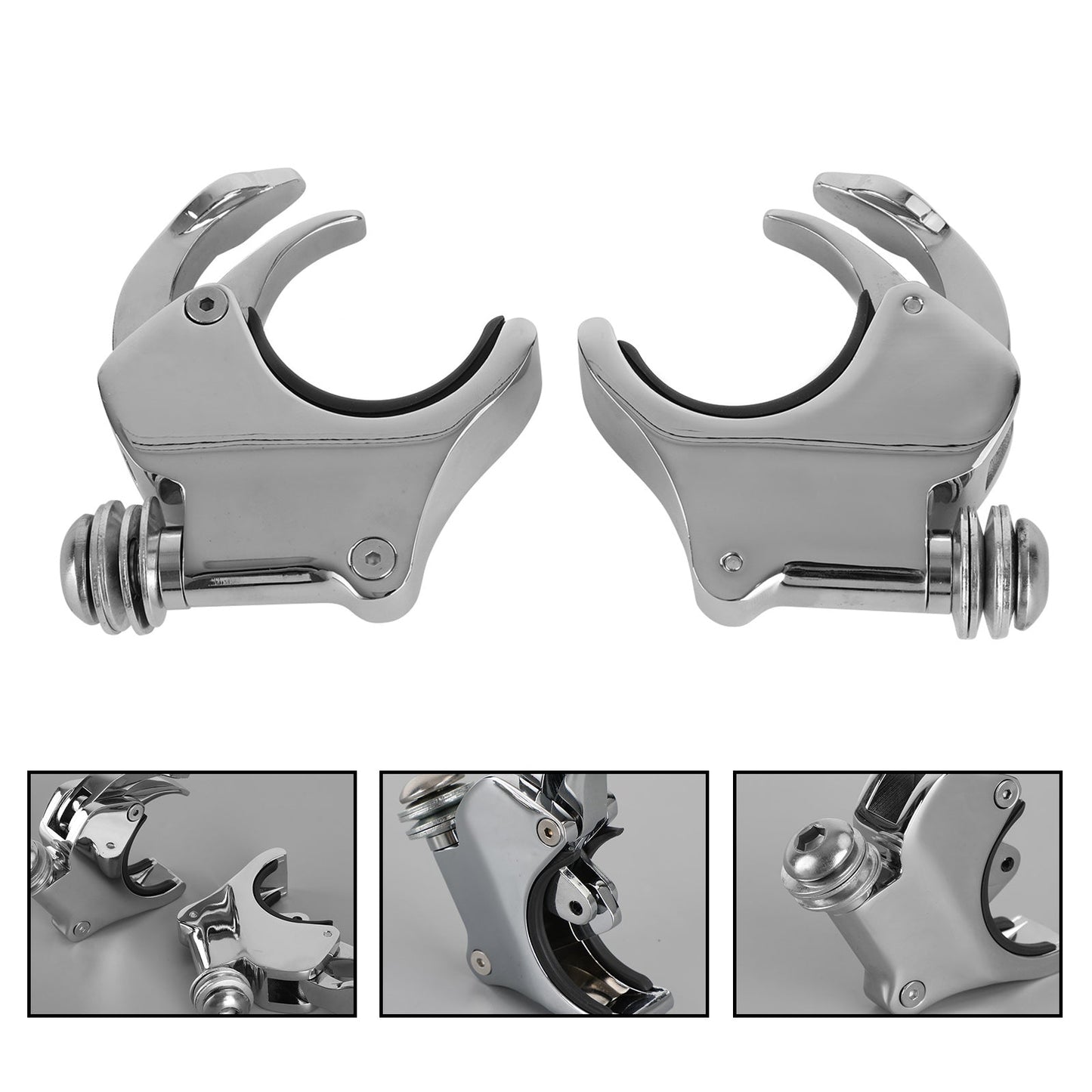Support de fourche de pare-brise pour Dyna Street Bob Wide Glide 2006+