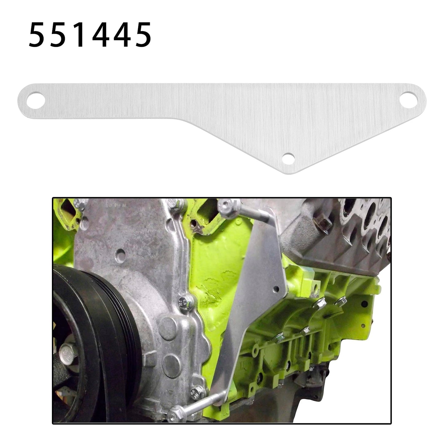 LS Truck/SUV LS1 LSX Iron Block Drill Template to Mount Alternator 551445