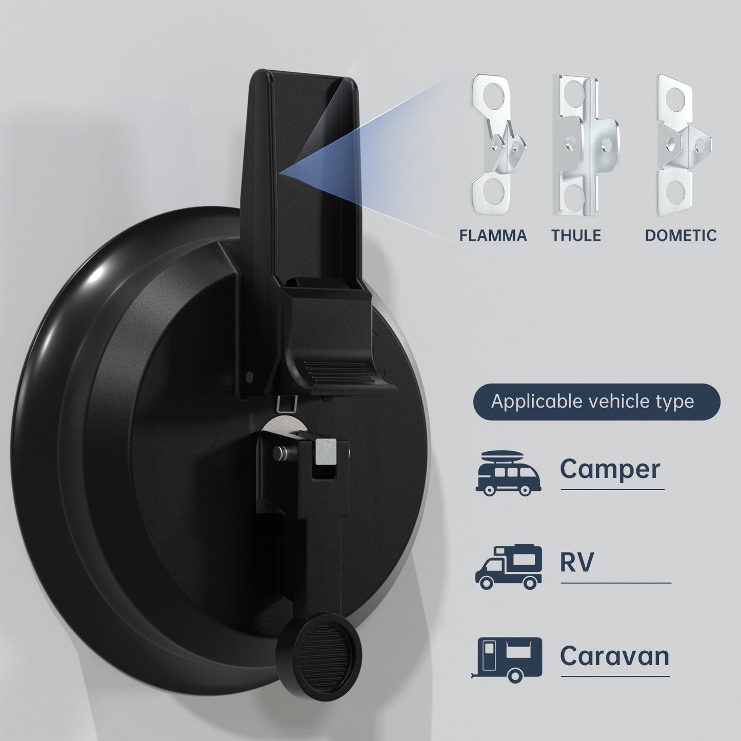 Support de pied d'auvent pour caravane RV Sucker pour Thule/Fiamma et Dometic