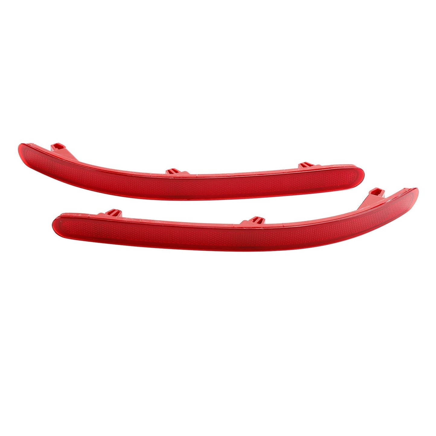 Paire de réflecteurs de pare-chocs arrière gauche et droit pour VW Touareg 7L 2002-2010 avec lentille rouge, sans éclairage 7L6945105A 7L6945106A