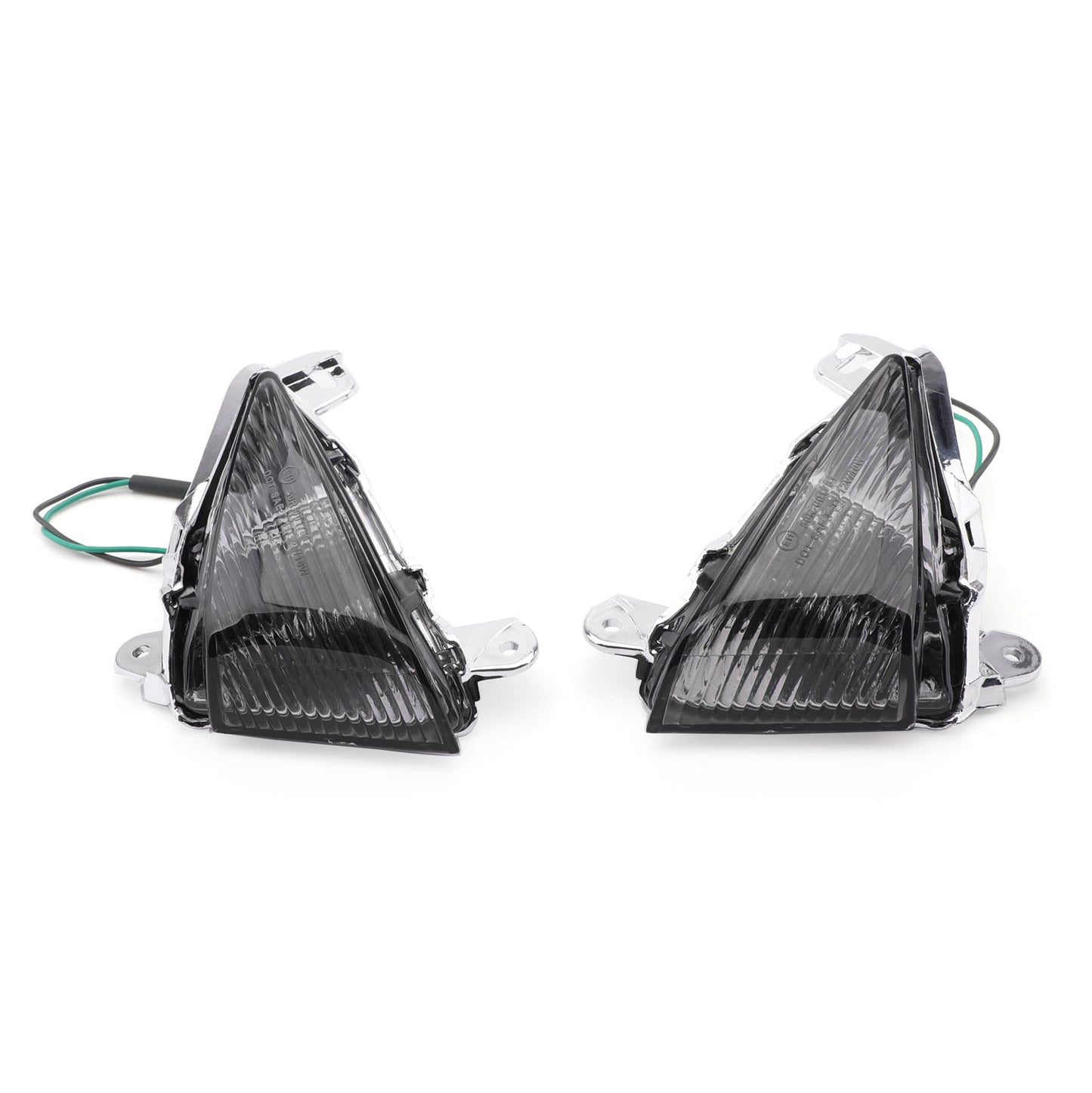 Front Turn Signals Lens Fit For Kawasaki ZX14R 2006-2010 ZX10R 2006-2007 Ninja 650F 2006-2008 Smoke Assosary