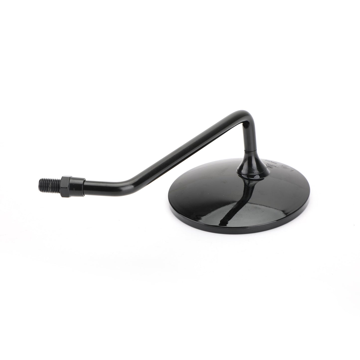 Paire de rétroviseurs ronds noirs réglables pour moto, 10 mm, pour scooter