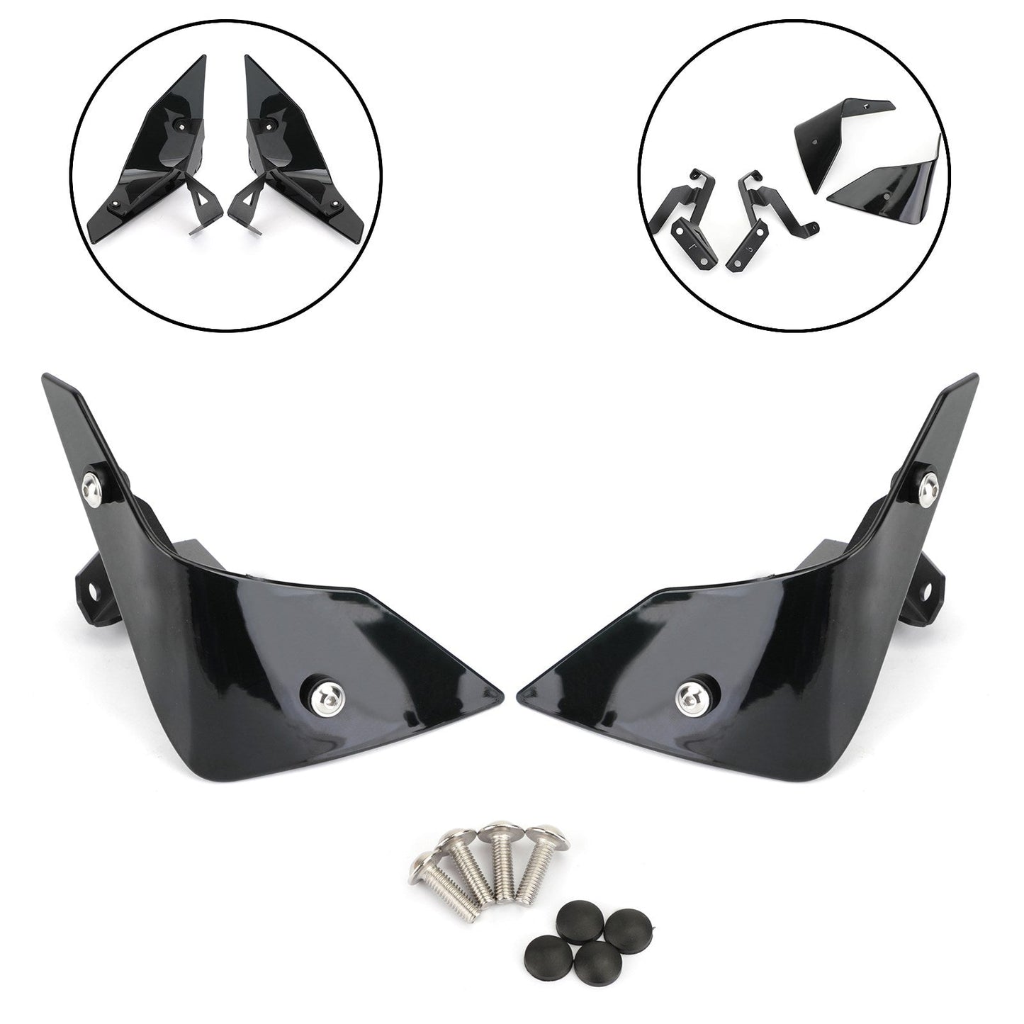 Déflecteur d'air de pare-brise latéral supérieur en plastique pour Honda CRF1100L 20+