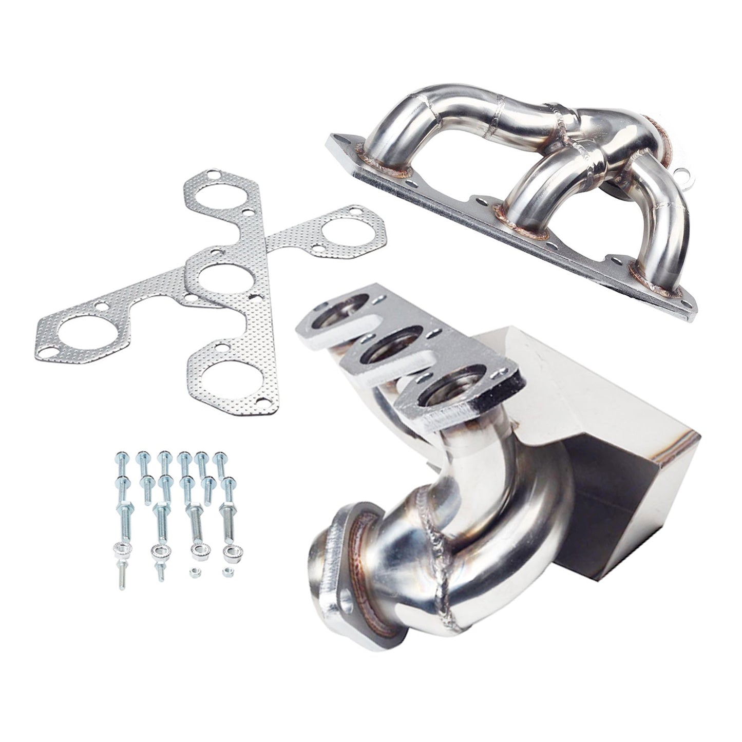 Paire de collecteurs d'échappement pour Jeep Wrangler JK 3,8 L V6 2007-2011