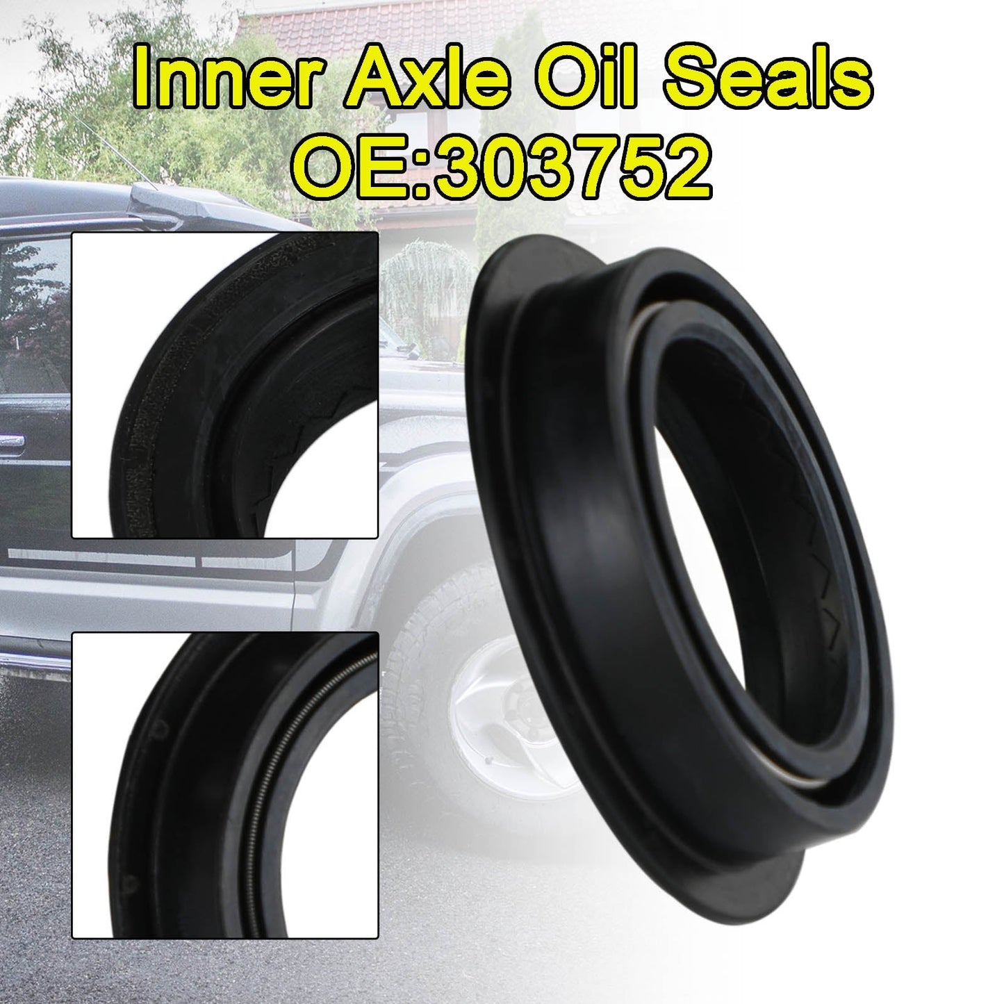 303752 40533-01J00 Front Inner Axle Oil Seals 303752 for For Nissan Patrol 1987-2013 Y60 Y61